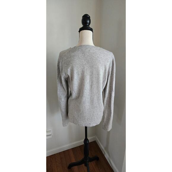 J. Crew womens scottie dog gray sweater large - Picture 3 of 6